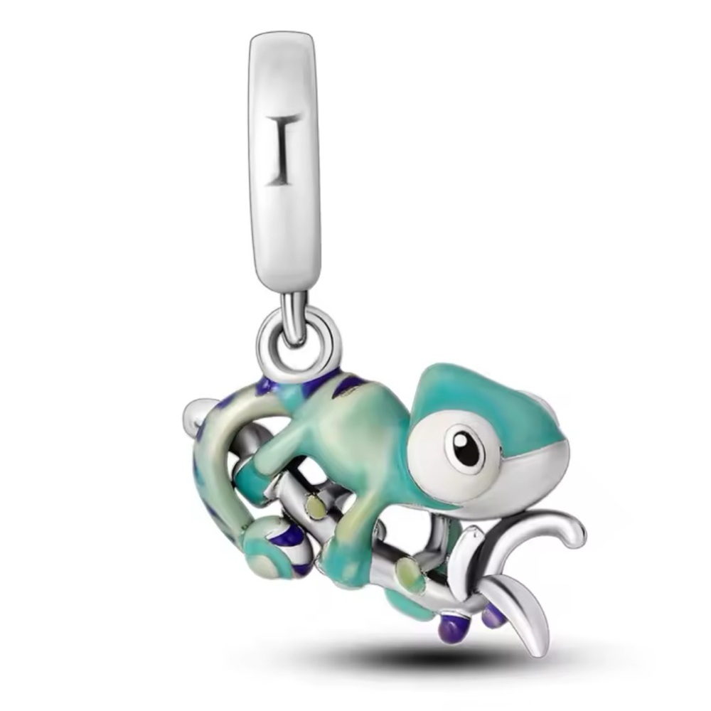 NWOT Color Changing Chameleon Dangle Charm Sterling Silver 925